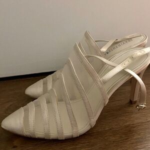 David Tutera Ivory Heels